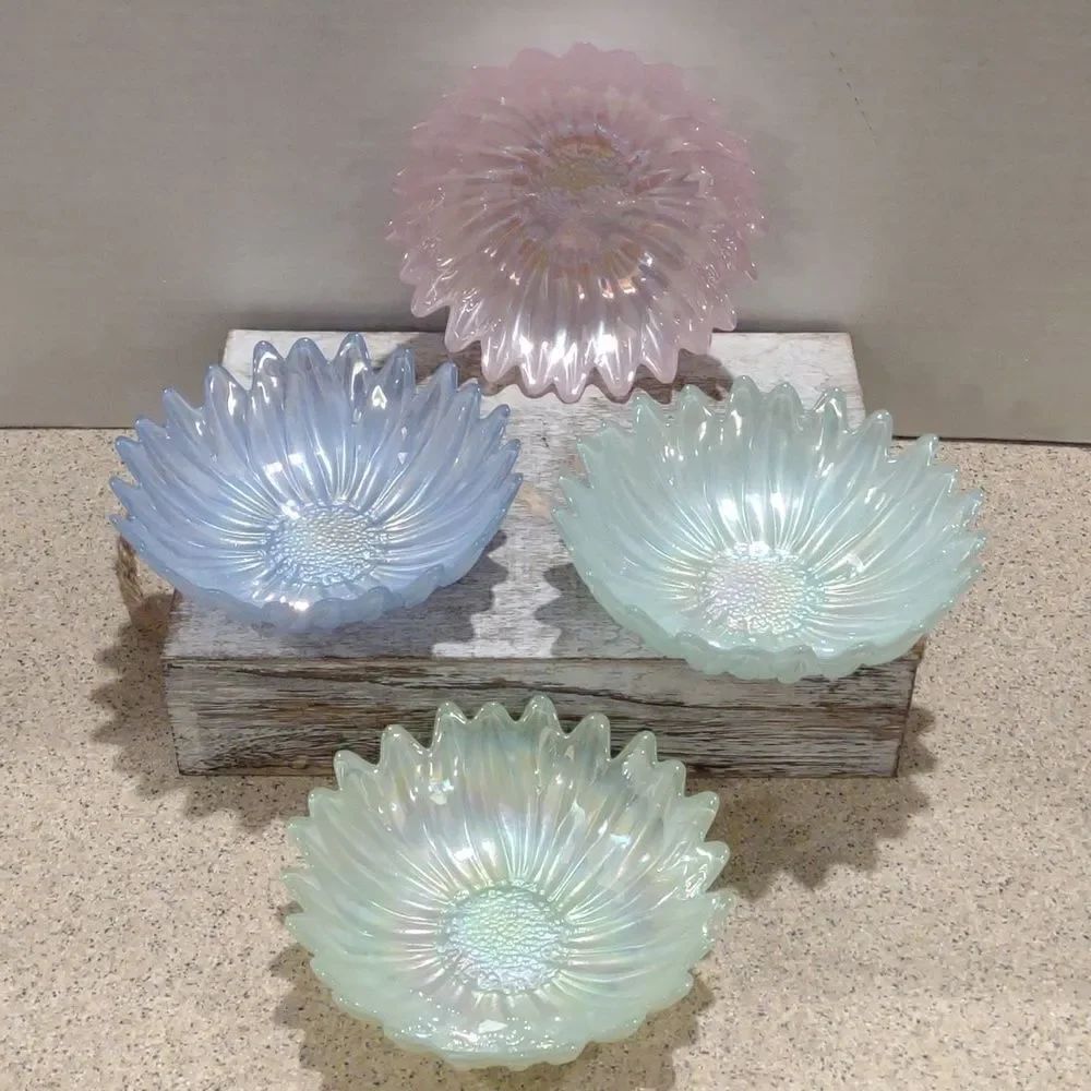 Flower Ice Cream Bowl Set of 4. C8